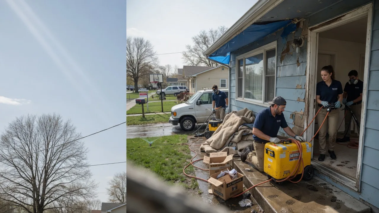 Basement Flood Cleanup in Evart, MI near me
